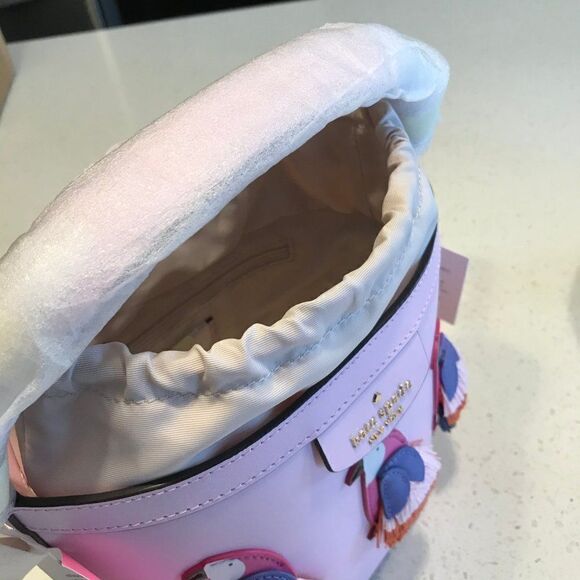 Kate Spade pippa flock party small bucket bag - Picture 10 of 13